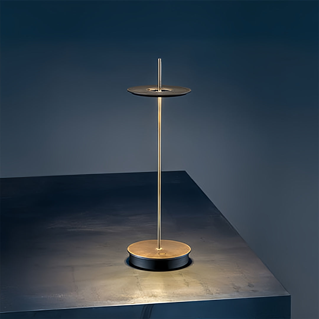 Aria Portable LED Table Lamp – Modern Cordless Metal Buffet Lamp with Dimmable Light