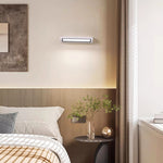 Rotatable Linear LED Wall Sconce in Black Aluminum