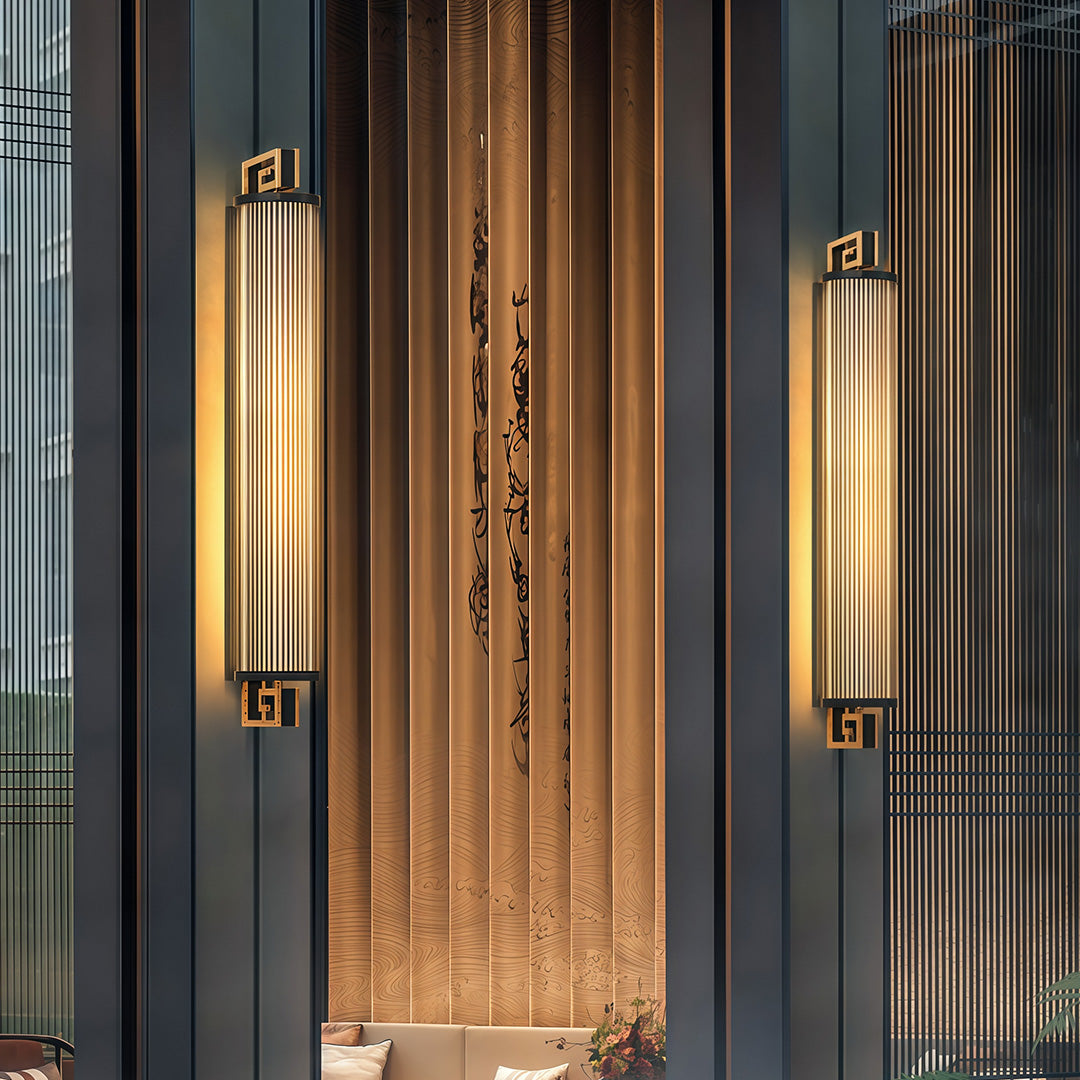 Outdoor Linear LED Wall Light in Stainless Steel, Modern Waterproof Sconce