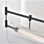 Nordic Linear LED Pendant Light, Minimalist Long Strip Ceiling Lamp for Dining Room and Kitchen Island