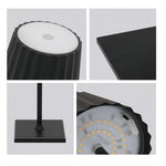 Lumina Cordless Touch Table Lamp in Matte Aluminum
