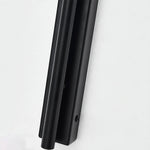 Modern Black Iron Wall Sconce with Glass Shade for Bedroom and Living Room