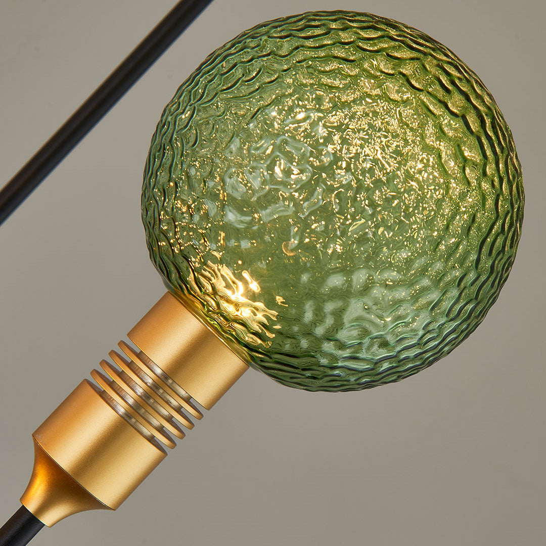 Reed Path Landscape Lighting with Glass Sphere Shade, Outdoor LED Garden Lamp