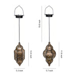 Solar-Powered Moroccan Lanterns for Outdoor Patio and Garden