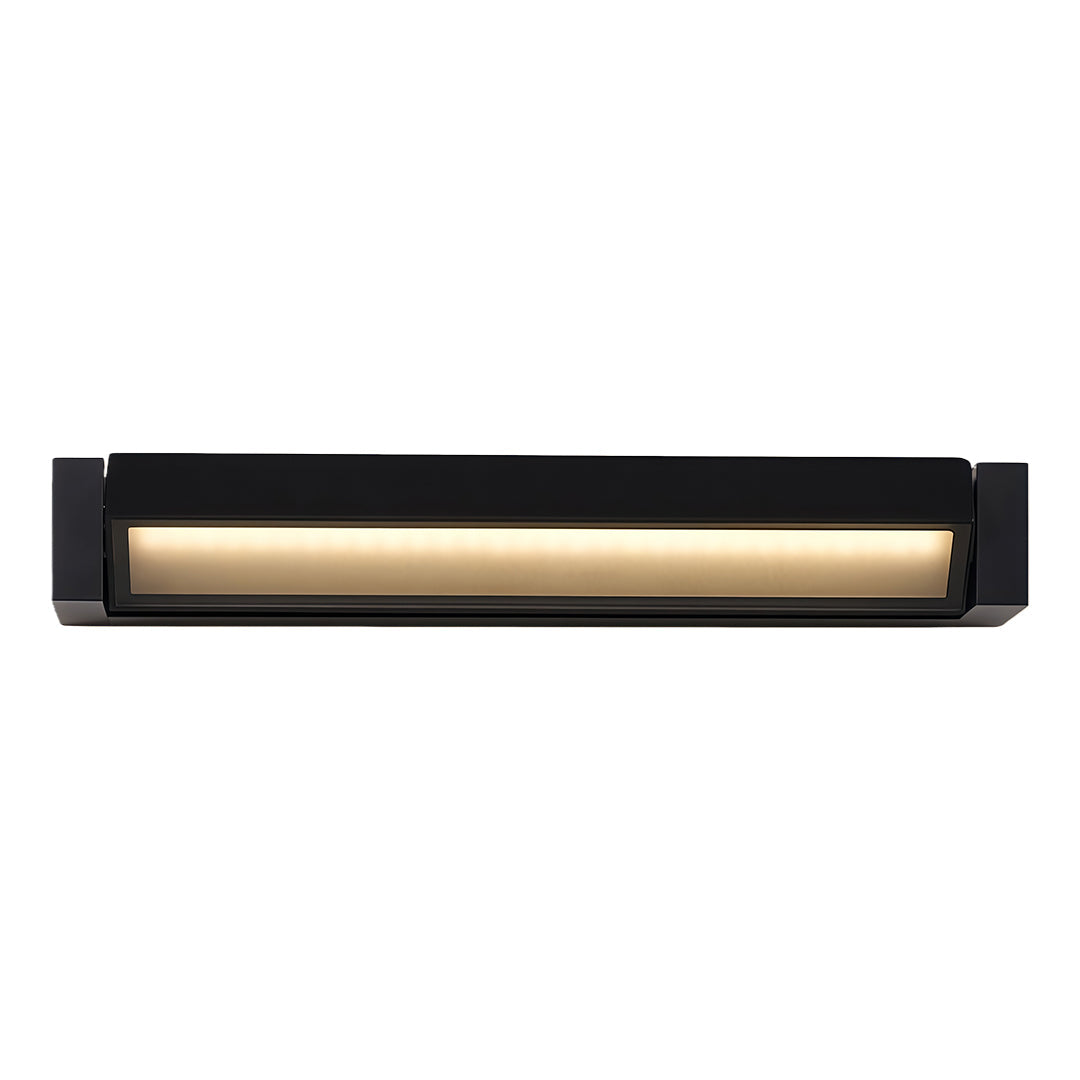 Rotatable Linear LED Wall Sconce in Black Aluminum