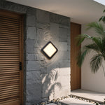 Modern Outdoor Wall Sconce with Integrated LED – Waterproof Architectural Lighting