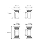 Minimalist Nordic Outdoor Wall Light in Die-Cast Aluminum