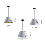 Blue Felt Pendant Light with Acoustic Design for Modern Interiors