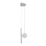 Modern Black Cylinder Pendant Light with Adjustable Hanging Length for Kitchen Island
