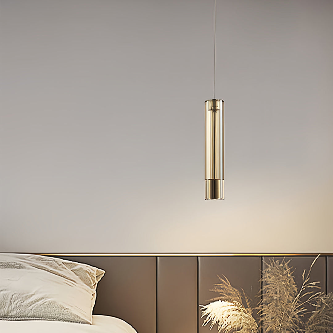 Crystal Pendant Light Modern Minimalist Single Head Hanging Lamp