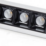 Linear Recessed LED Ceiling Spotlights, Modern Minimalist Architectural Lighting