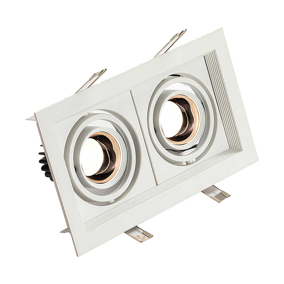 Recessed LED Spotlight with Anti-Glare Trim, Modern Architectural Downlight