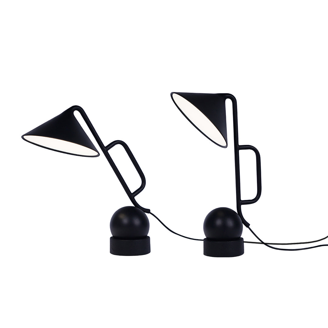 Industrial LED Desk Lamp with Magnetic Articulating Head