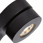 Aria Dual-Head Adjustable LED Ceiling Spotlight in White or Black