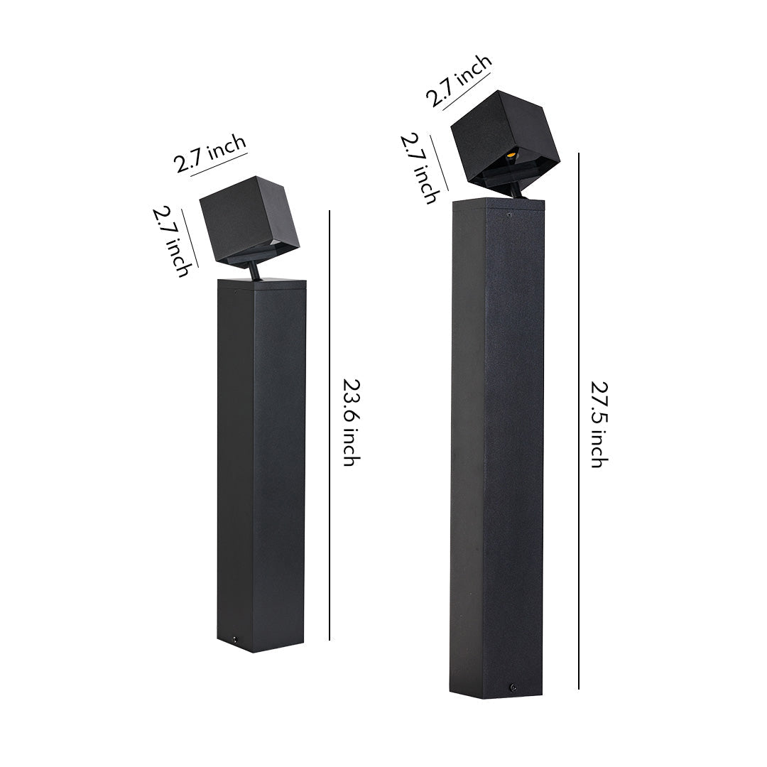 Minimalist LED Bollard Light for Pathways | Modern Outdoor Landscape Lighting