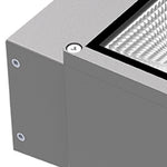 Aria Outdoor Wall Sconce in Sand Gray Aluminum, IP65 Waterproof LED