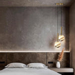 Celestial Globe Pendant Light in Distressed Metal and Acrylic
