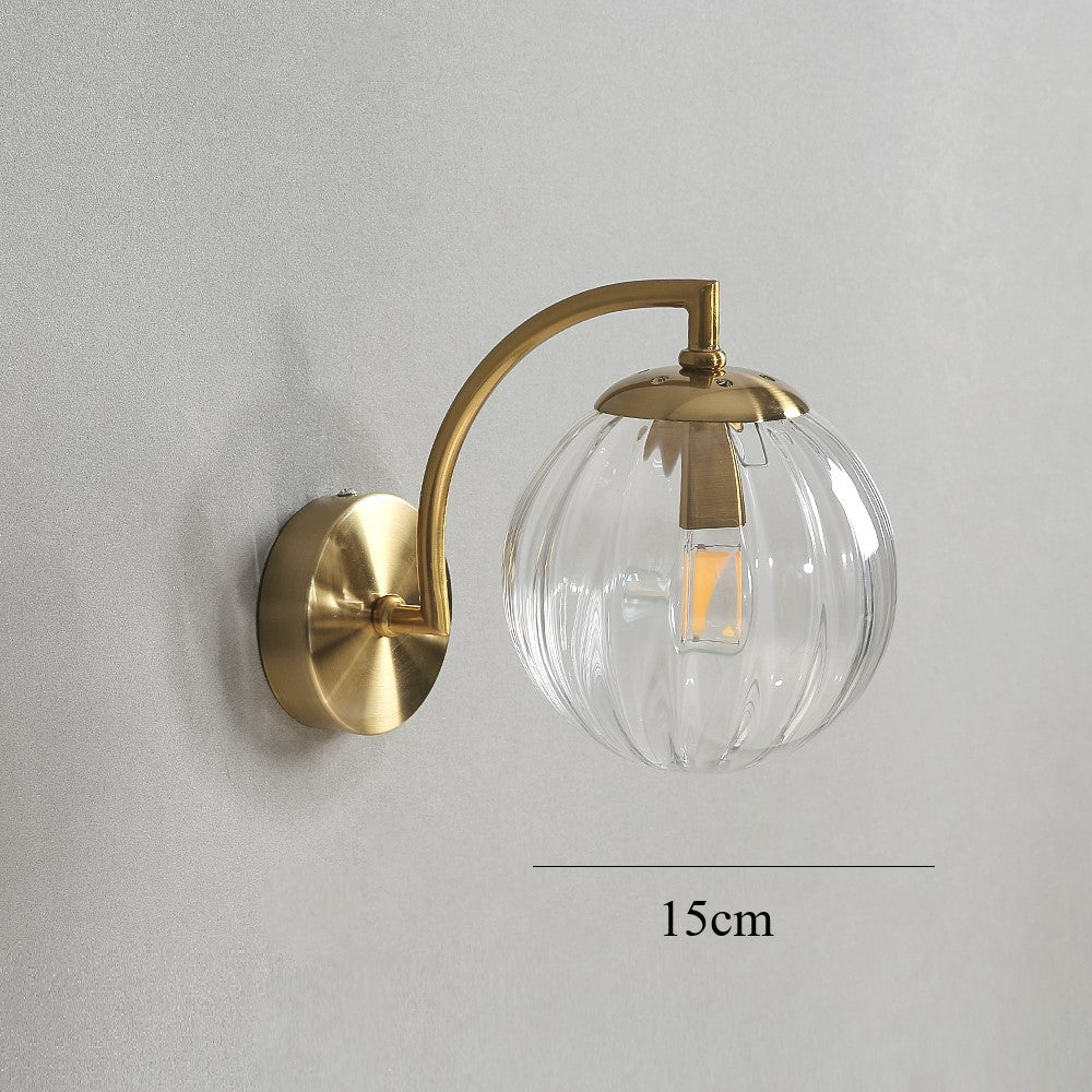 Watermelon Glass Wall Lamp Colored Glass Small Wall Lamp