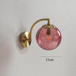 Watermelon Glass Wall Lamp Colored Glass Small Wall Lamp