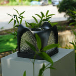 Sculptform Solar Outdoor Post Light – Modern Curved LED Garden Lamp