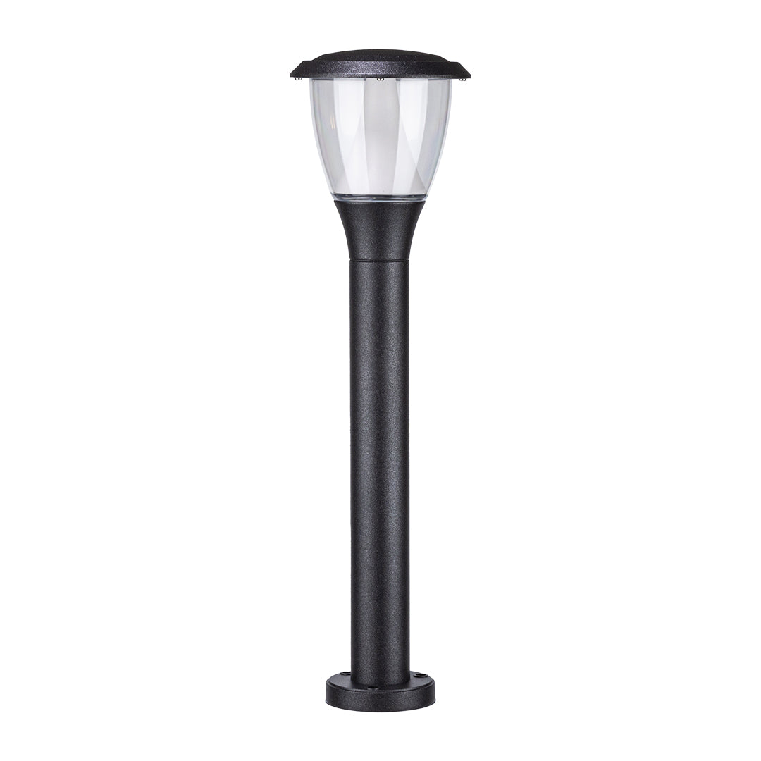Luma Bollard Outdoor Pathway Light in Black Aluminum
