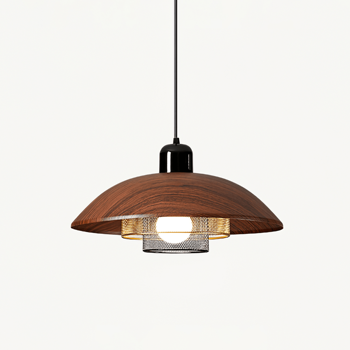 Ember Dome Pendant Light – Modern Metal Hanging Lamp for Dining & Living Spaces
