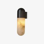 Capsule Alabaster Wall Sconce – Modern Minimalist LED Light