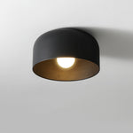 Modern Bowl Metal Flush Ceiling Light