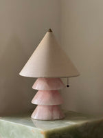 Pyralis Onyx Table Lamp – Sculptural Natural Stone Illumination