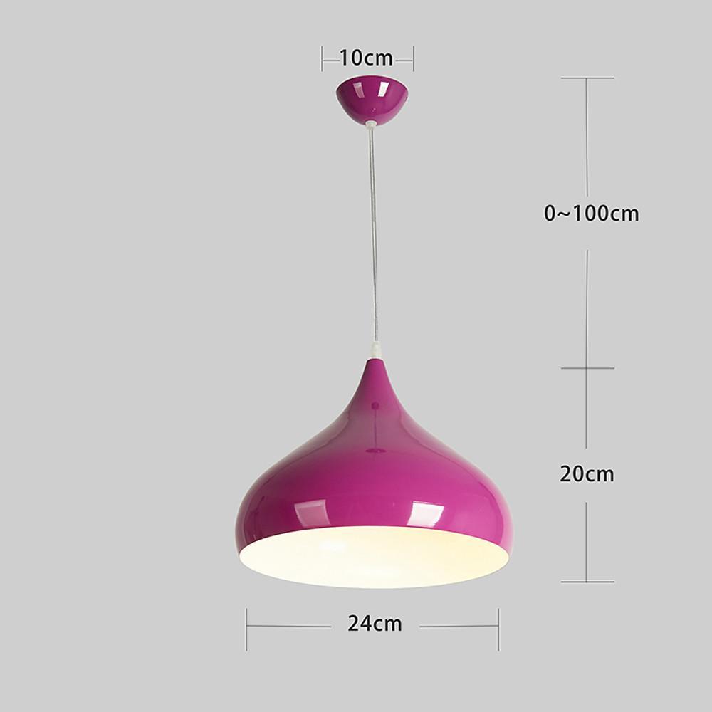 9 Inch Led Halogen Incandescent Metal Dome Bowl 1 Light Pendant Downlight Lighting