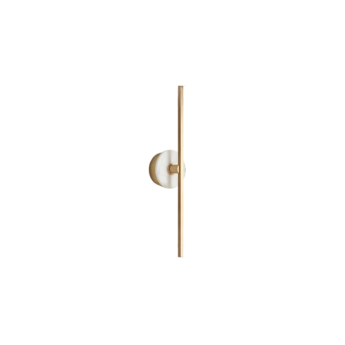 Zylaro Stone Wall Light – Brushed Brass & Marble LED Sconce