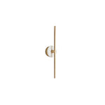 Zylaro Stone Wall Light – Brushed Brass & Marble LED Sconce