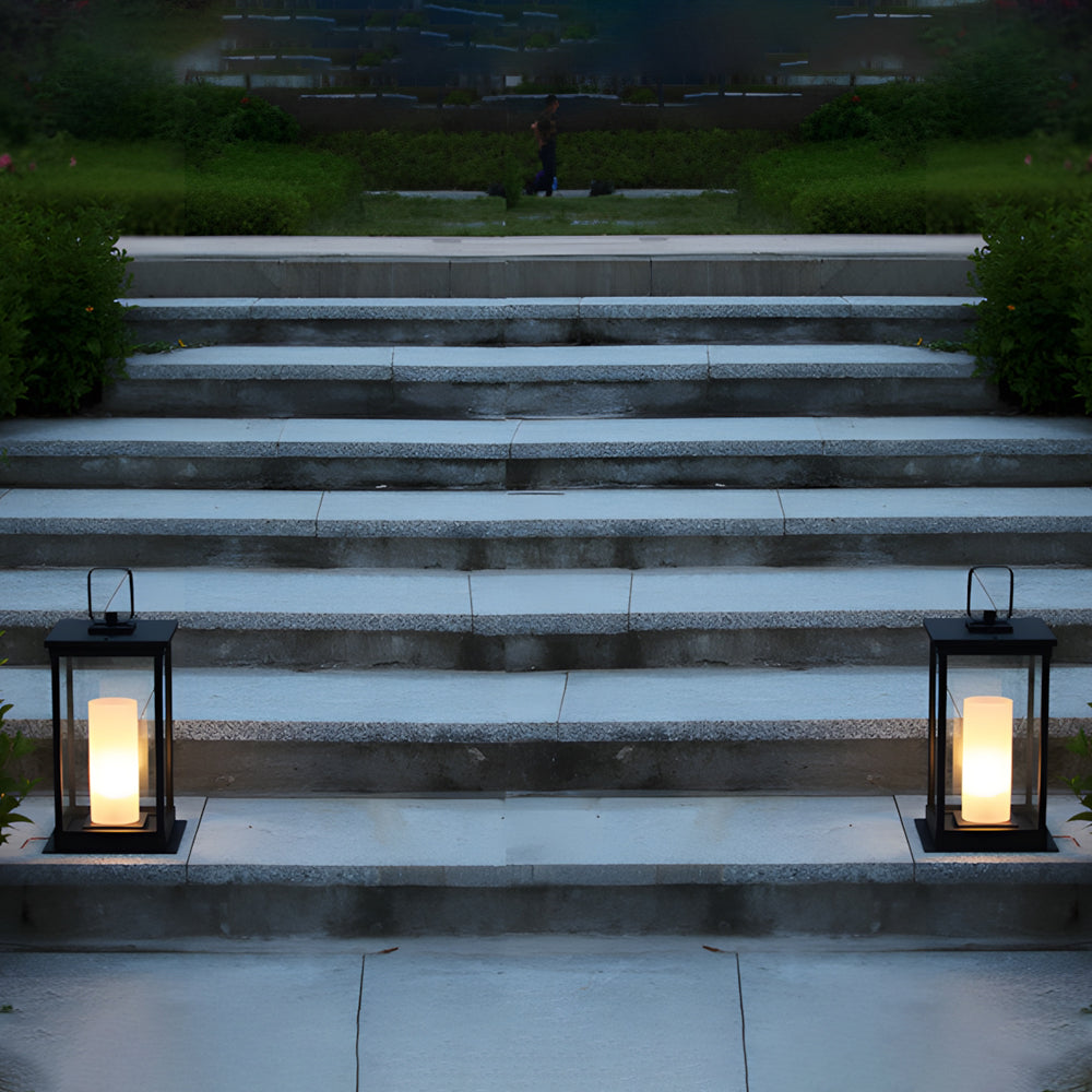 Aria Outdoor Lantern: Minimalist Waterproof LED Garden Light