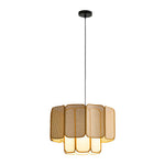 Handwoven Rattan Pendant Light with Wabi-Sabi Aesthetic