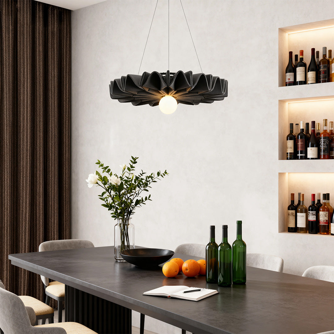 Acoustic Felt Chandelier with Adjustable Drop for Modern Interiors