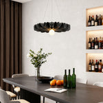 Acoustic Felt Chandelier with Adjustable Drop for Modern Interiors