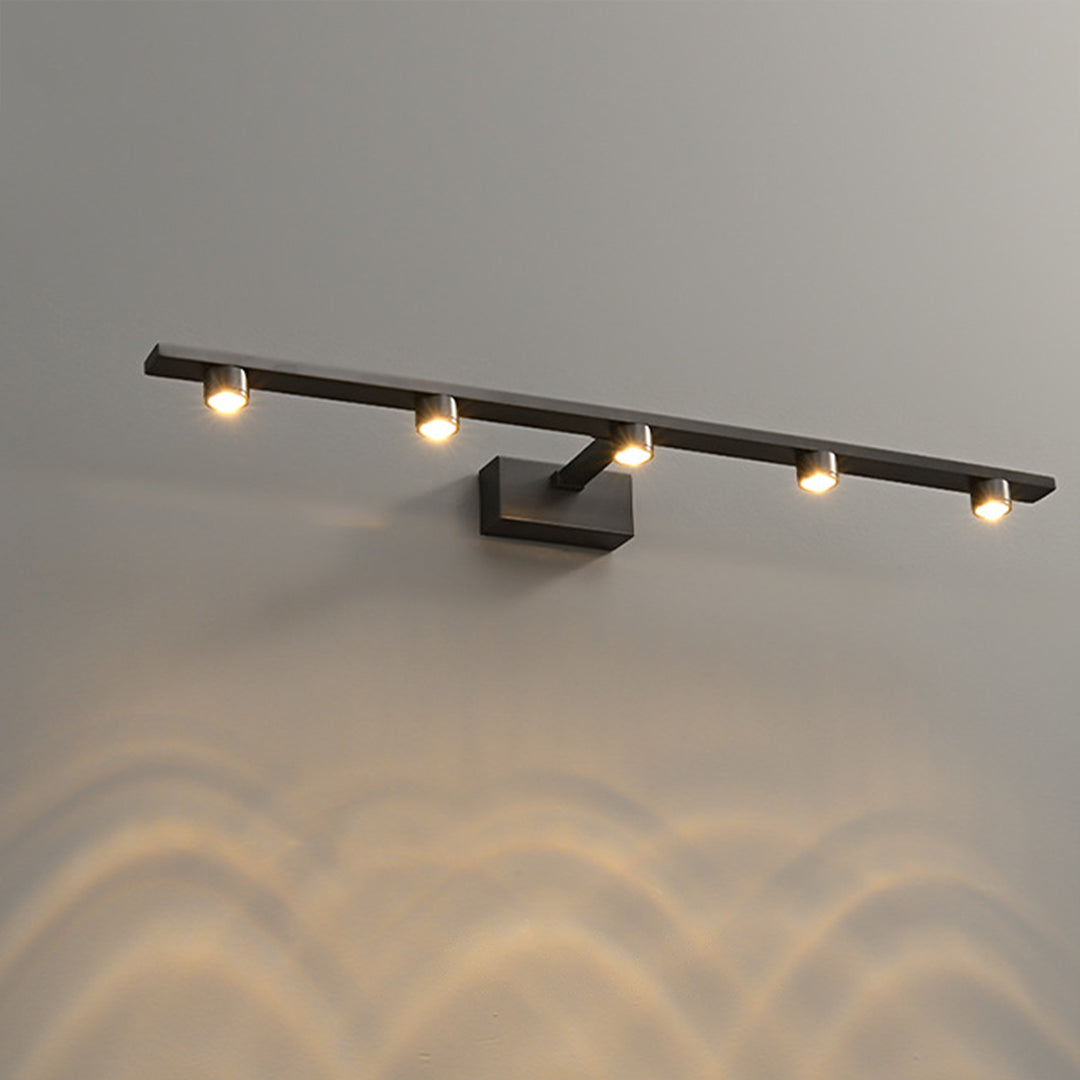 Minimalist LED Vanity Light Bar for Bathroom Mirror – Modern Black Wall Mount