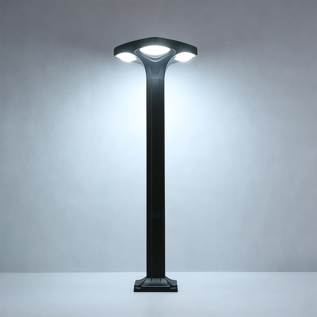 Modern Bollard Light Fixture Outdoor Waterproof LED Garden Path Lamp