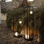 Lunar Bollard Outdoor Light – Modern Aluminum Landscape Lamp for Courtyard & Pathway