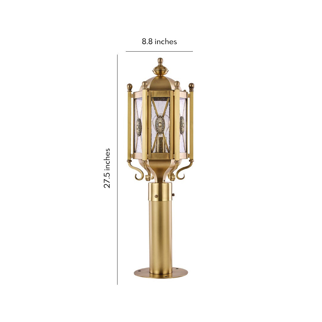 Antique Copper Path Light – Solid Brass Outdoor Landscape Lighting