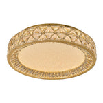 Aurelia Crystal Flush Mount Ceiling Light in Champagne Gold