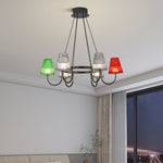 Branch LED Suspension Chandelier Modern Glass Ceiling Light for Living Room