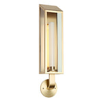 Geometric Outdoor Wall Sconce in Black or Gold, IP65 Waterproof LED