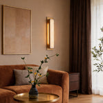 Aurelia Brass and Marble LED Wall Sconce in Gold