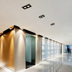 Recessed LED Spotlight with Anti-Glare Trim, Modern Architectural Downlight