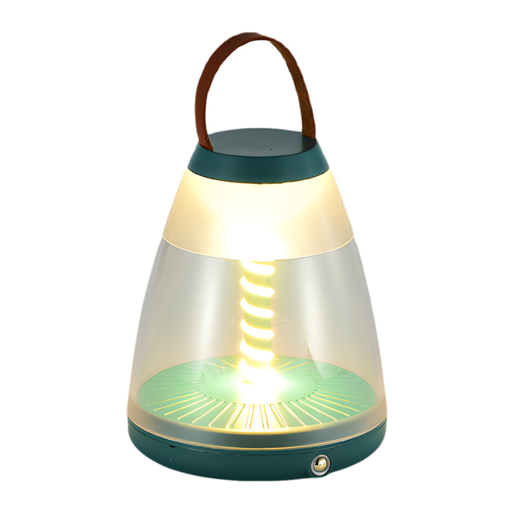 Lumina Spiral Portable LED Table Lamp – Rechargeable Ambient Light for Modern Interiors