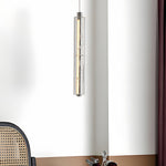 Linear Crystal Pendant Light | Modern Chrome LED Hanging Lamp for Dining Room & Kitchen Island