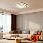 Luxury Crystal Flush Mount Ceiling Light Modern LED Chrome