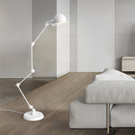 Architectural Reading Floor Lamp with Articulated Arm for Living Room