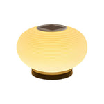 Solar LED Post Light with Spiral PE Shade, 3 Color Temperatures, IP65 Waterproof